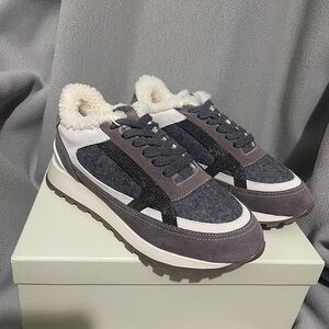 Brunello Cucinelli Low Taupe Sneakers